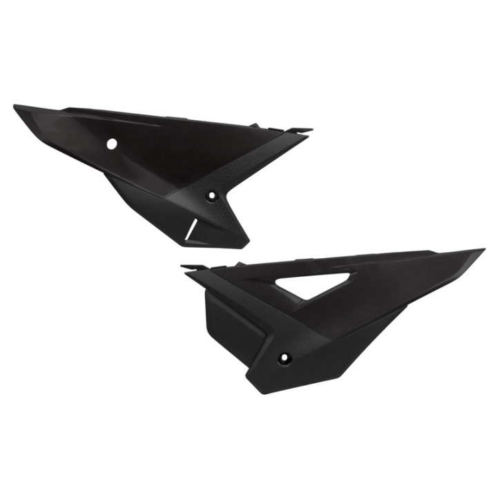 Plaques latérales UFO set complet - noir | Oxmoto