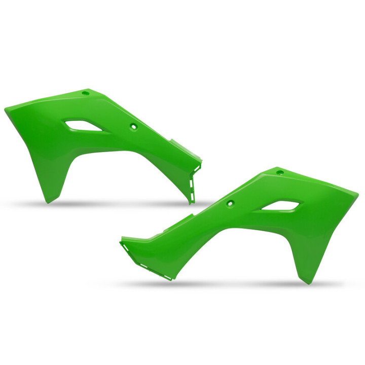 Ouïes de radiateur UFO - vert | Oxmoto