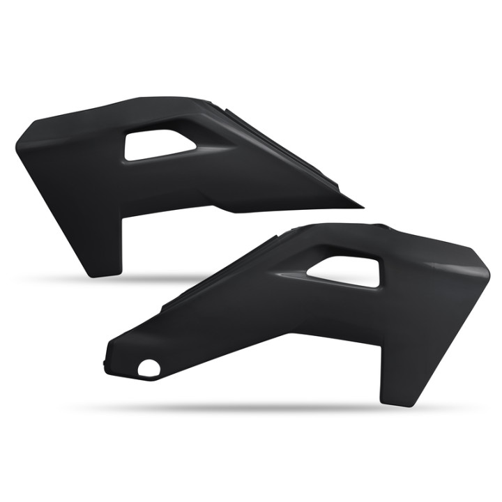 Ouïes de radiateur UFO - noir HU04325#001 | Oxmoto