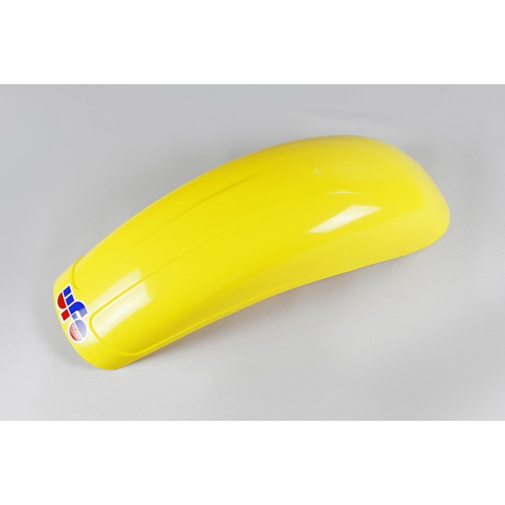 Garde-boue arrière UFO universel large jaune | Oxmoto