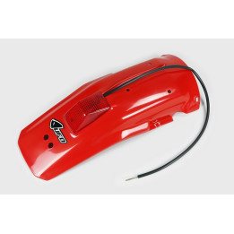 Garde-boue arrière + feu UFO rouge Honda XR600R | Oxmoto
