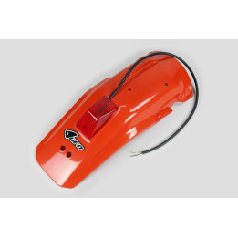 Garde-boue arrière + feu UFO orange Honda XR600R | Oxmoto