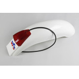 Garde-boue arrière + feu UFO blanc ME08031#W | Oxmoto