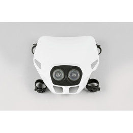Plaque phare UFO Firefly Twins blanc | Oxmoto