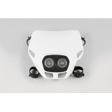 Plaque phare UFO Firefly Twins blanc | Oxmoto