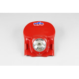Plaque phare universelle UFO vintage rouge 1978-1989