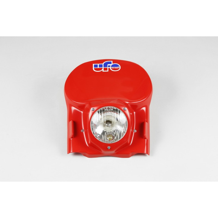 Plaque phare universelle UFO vintage rouge 1978-1989
