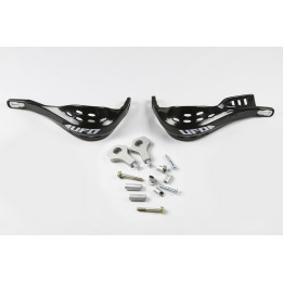 Protège-mains UFO Jumpy supermotard Ø22mm noir | Oxmoto