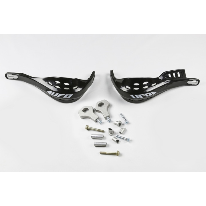 Protège-mains UFO Jumpy supermotard Ø22mm noir | Oxmoto