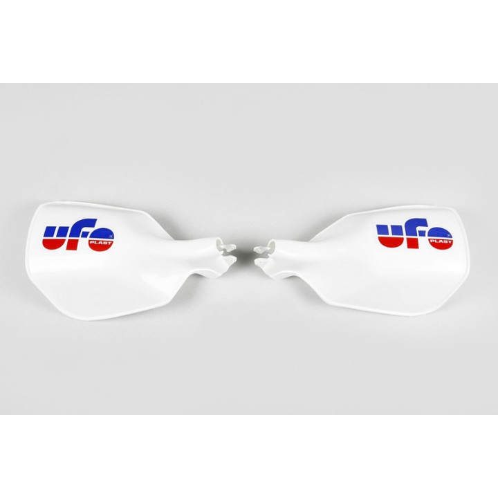 Protège-mains UFO blanc frein à tambour | Oxmoto