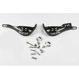 Protège-mains UFO Jumpy supermotard Ø28mm noir | Oxmoto