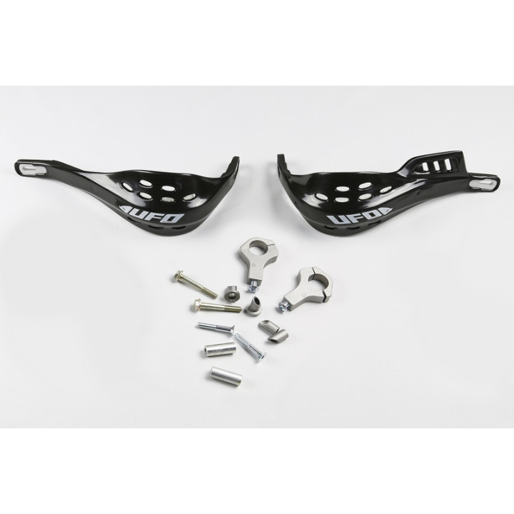 Protège-mains UFO Jumpy supermotard Ø28mm noir | Oxmoto