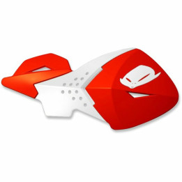 Protège-mains UFO Escalade rouge/blanc | Oxmoto