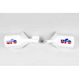 Protège-mains UFO blanc frein à disque | Oxmoto