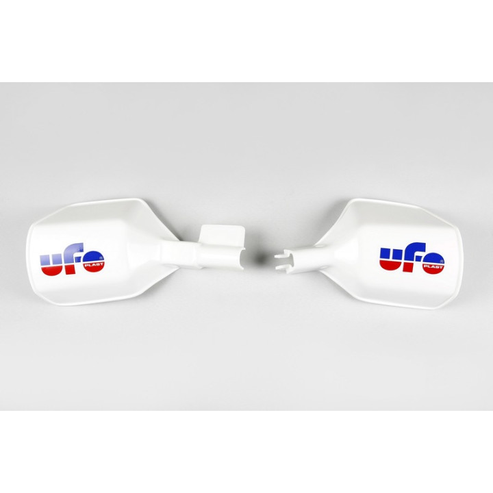 Protège-mains UFO blanc frein à disque | Oxmoto