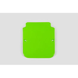 Plaque numéro frontale UFO vert Kawasaki KA02707#026