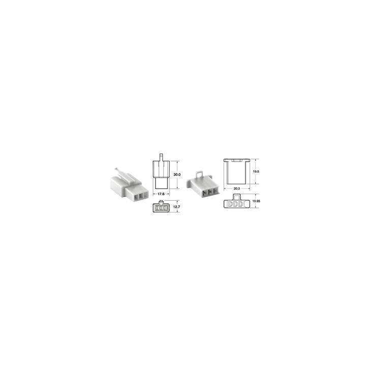 Jeu de connectiques 3 voies 110 ML Bihr type origine Ø0,5mm²/0,85mm² - 5 jeux complets