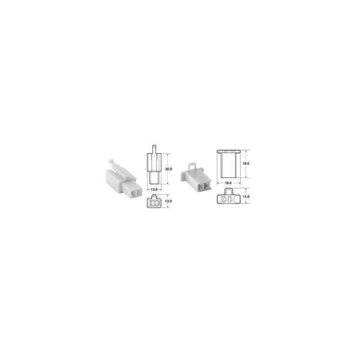 Jeu de connectiques 2 voies 110 ML Bihr type origine Ø0,5mm²/0,85mm² - 5 jeux complets