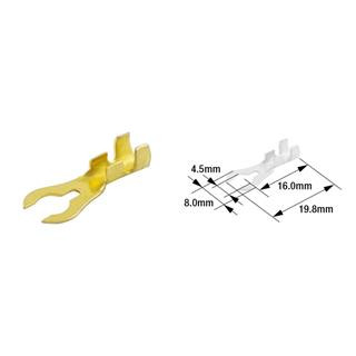 Cosses à fourche mâle Tourmax Ø4.5mm type B-21 (par 100%