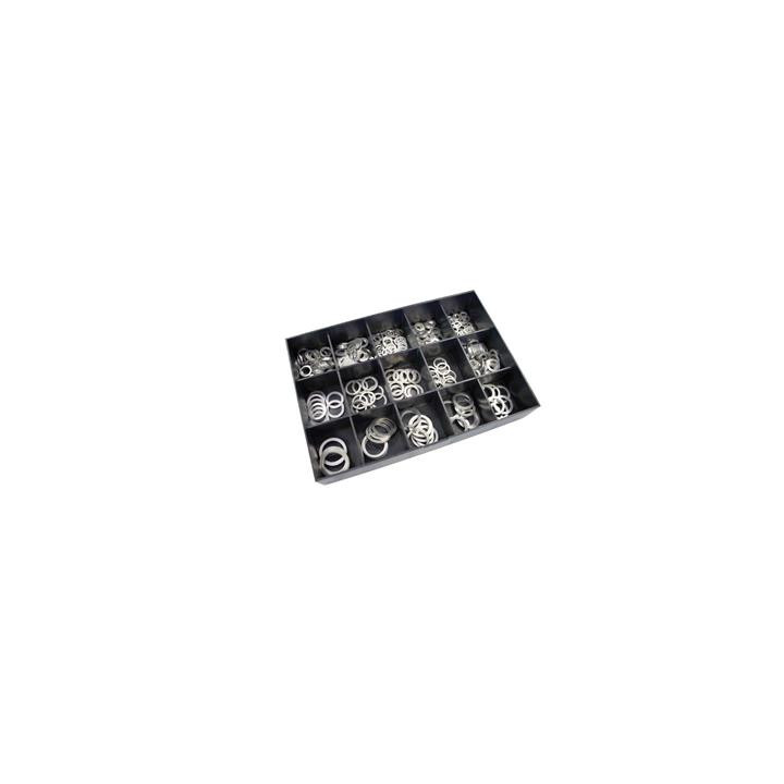Coffret rondelles alu Bihr 400 pièces | Oxmoto