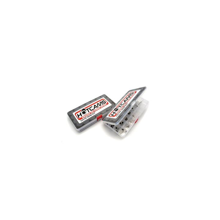 Coffret de pastilles de soupapes HOT CAMS Ø7,48x1,20 à Ø7,48x3,50mm (chaques tailles x3)