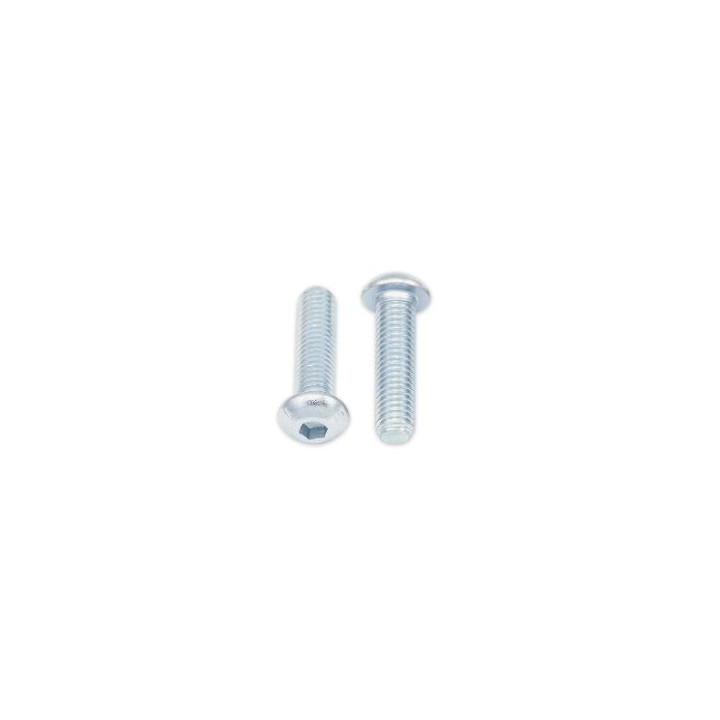 Vis tête bombée épaisse Bolt M8x1,25x30mm 10 pièces | Oxmoto