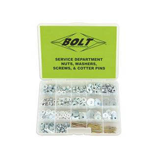 Coffret écrous, rondelles, vis, goupilles Bolt 422 pièces