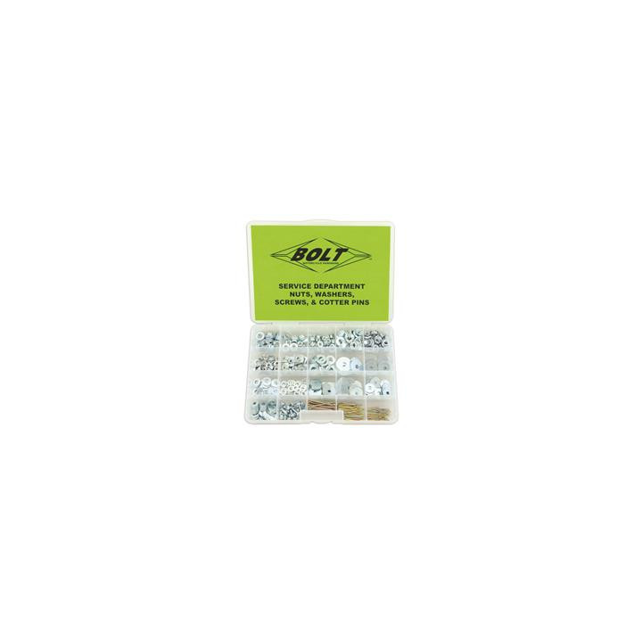Coffret écrous, rondelles, vis, goupilles Bolt 422 pièces