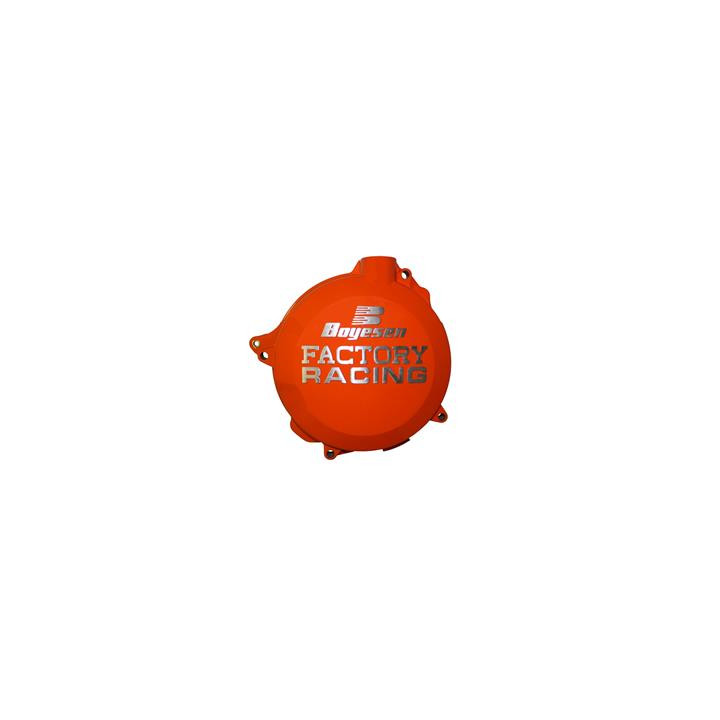 Couvercle de carter d'embrayage Boyesen Factory Racing orange KTM EXC450/500