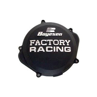 Couvercle de carter d'embrayage Boyesen factory racing alu noir Kawasaki kx250f