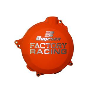 Couvercle de carter d'embrayage Boyesen factory racing alu orange ktm/husqvarna