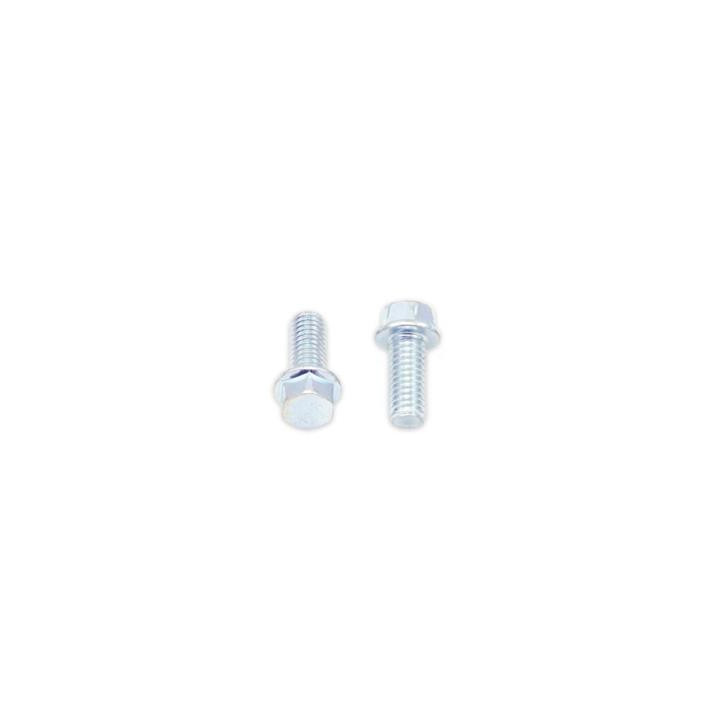 Vis à bride Bolt tête hexagonale 8mm M6x1x14mm 10 pièces