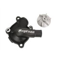 Carter de pompe à eau + hélice Boyesen alu noir Honda crf450r