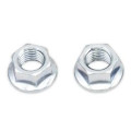Ecrou à bride Bolt M10x1,25mm tête 14mm acier 10 pièces