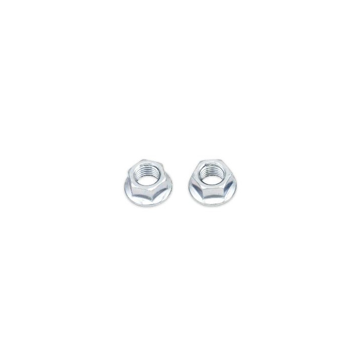Ecrou à bride Bolt M10x1,25mm tête 14mm acier 10 pièces