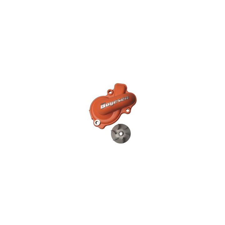 Carter de pompe à eau + hélice Boyesen alu orange KTM sx-f450