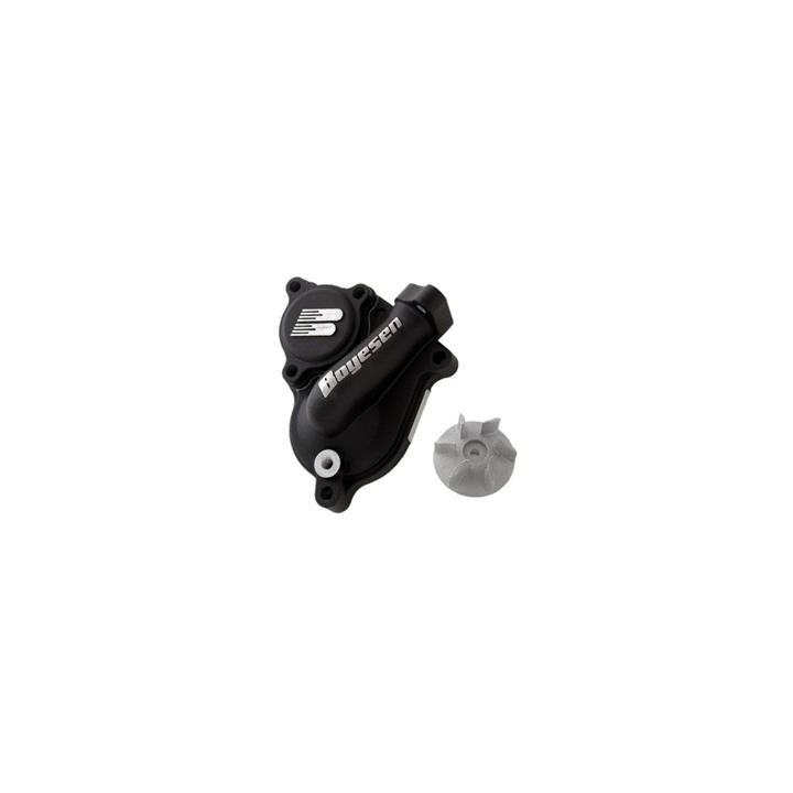Carter de pompe à eau + hélice Boyesen alu noir Kawasaki kx450