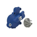 Carter de pompe à eau + hélice Boyesen alu bleu Yamaha yz250