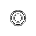 Ecrou Fuji à bride Bolt M6x1mm tête 10mm acier 10 pièces