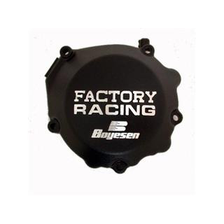 Couvercle d'allumage Boyesen Factory Racing noir | Oxmoto
