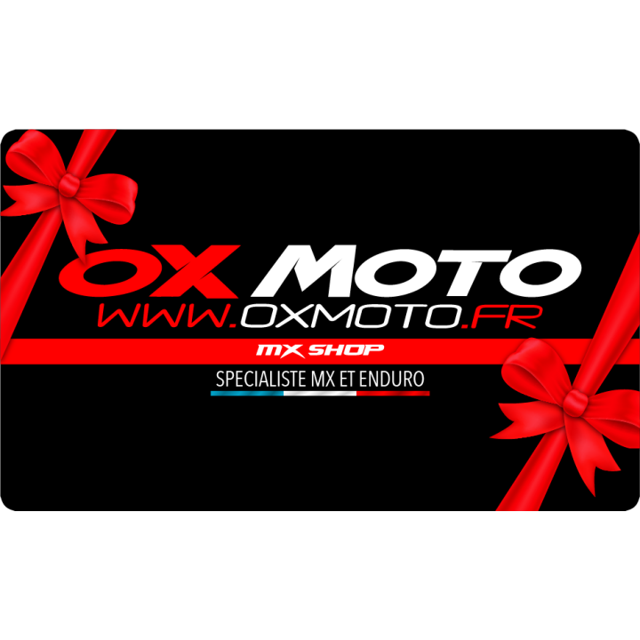 Carte cadeau Oxmoto (10€ à 150€) | Oxmoto
