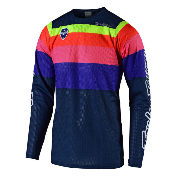 Maillot troy lee designs se air spectrum navy | Oxmoto