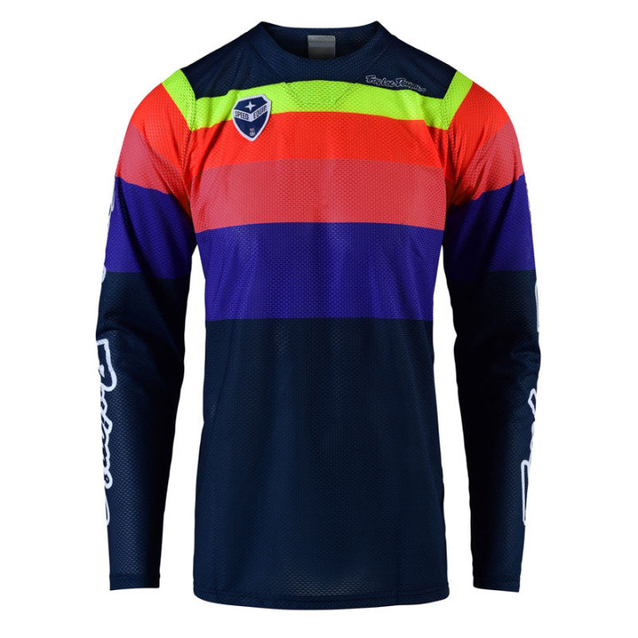 Maillot troy lee designs se air spectrum navy | Oxmoto