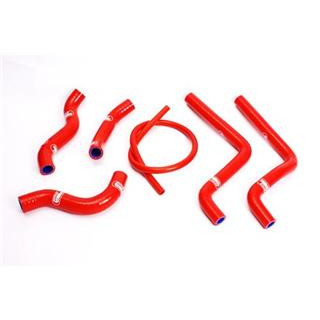 Durites de radiateur Samco type origine rouge - 6 durites Honda cr125r