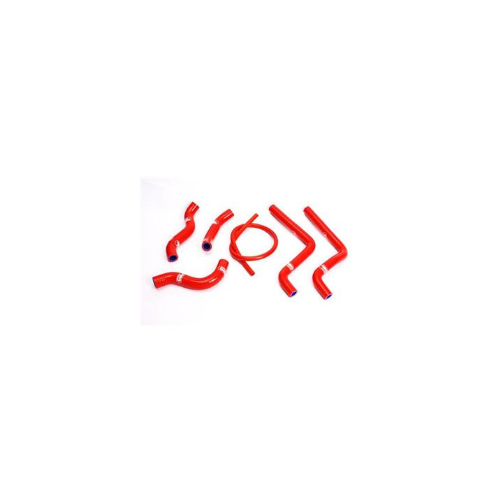 Durites de radiateur Samco type origine rouge - 6 durites Honda cr125r