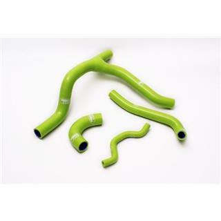 Durites de radiateur Samco kit transformation y vert - 4 durites Kawasaki kx250f