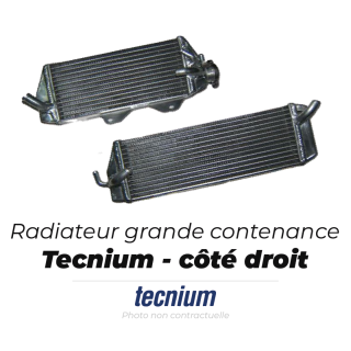 Radiateur oversize Tecnium droit soudé 1020338 | Oxmoto