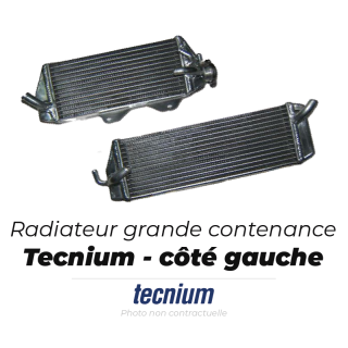 Radiateur oversize Tecnium gauche soudé 1011448 | Oxmoto