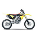 Ligne complete Yoshimura usa rs4 inox/silencieux alu Suzuki rm-z250