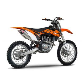 Ligne complète Yoshimura usa rs4 inox sielencieux inox/alu casquette carbone KTM sx-f450